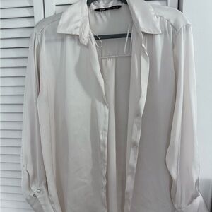 Zara Cream Shirt XS